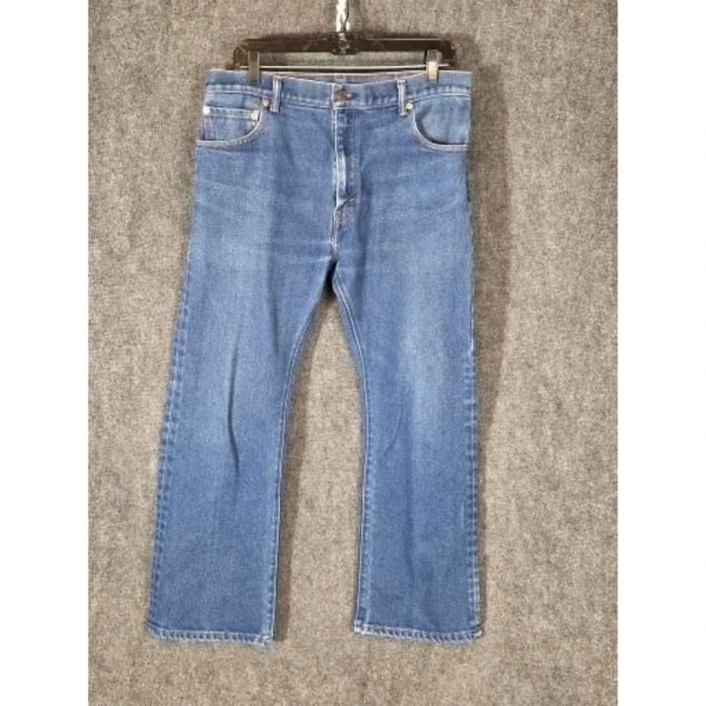 VTG Levi's 505 Mens Jeans Size 36x30 Blue Regular Fit Straight Leg Denim Classic